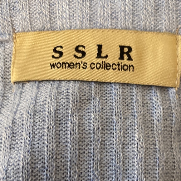 New SSLR V Neck T Shirts for Women Short Sleeve Summer Tops Ribbed Trendy Shirts - Picture 7 of 15